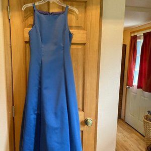 Periwinkle A-line evening dress, size 4